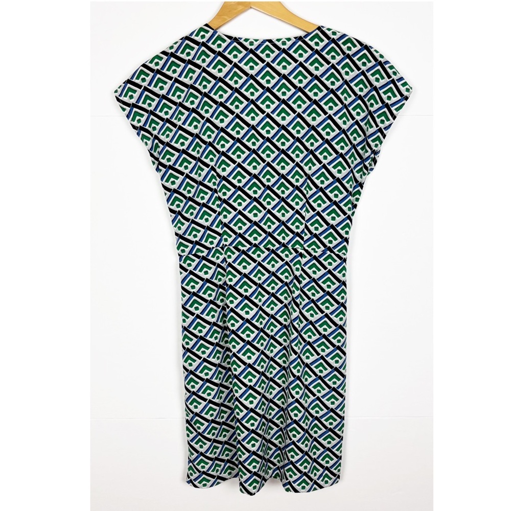 Banana Republic Dress Women’s Size 2 Surplus Neckline Geometric Print - Picture 2 of 8